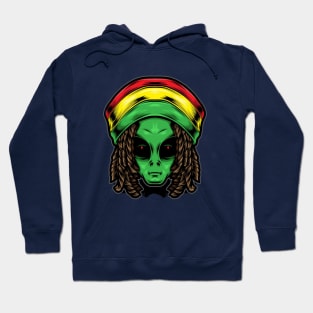 Reggae alien Hoodie